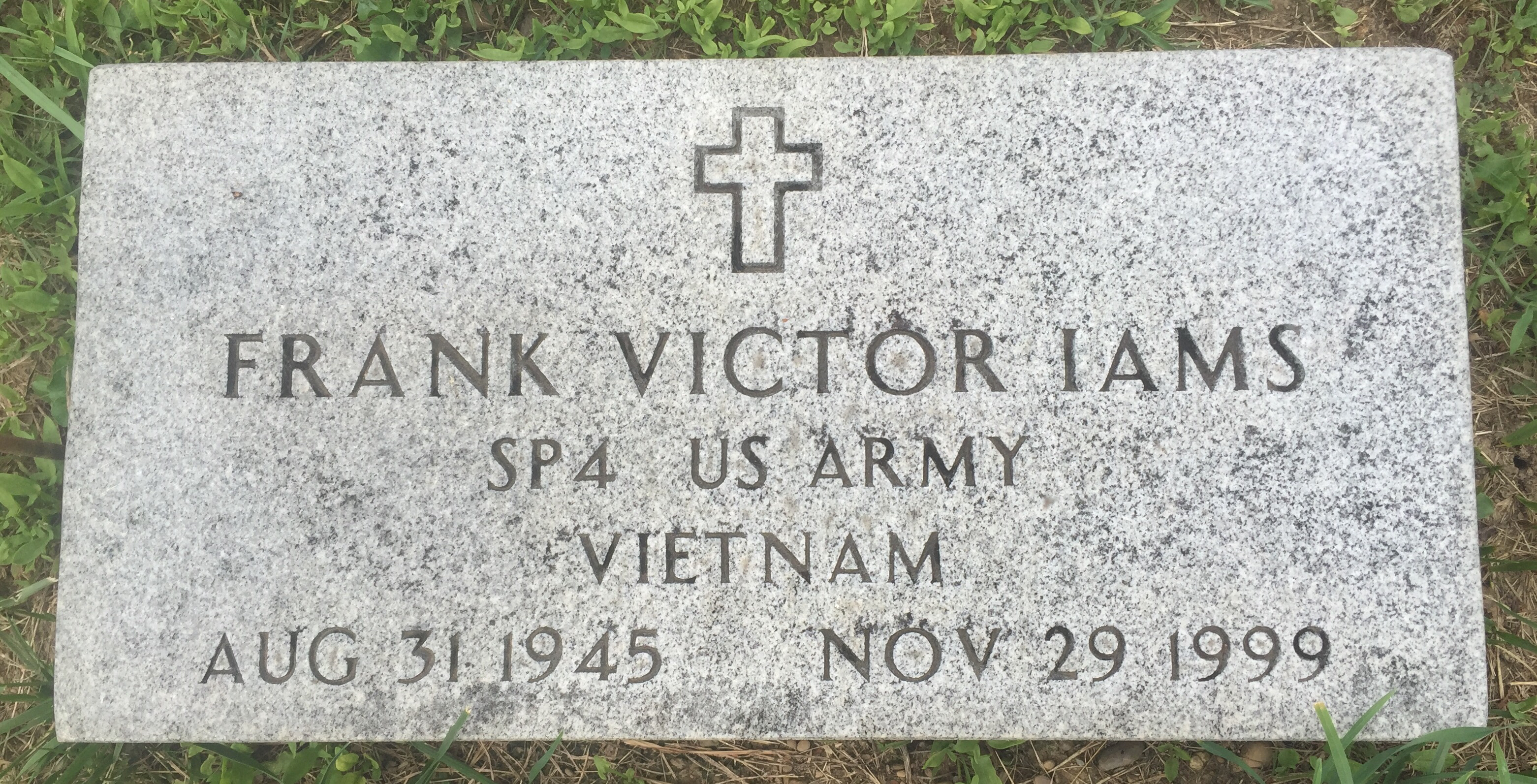 Vic's grave